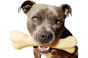Nylabone Ekstremalnie wytrzymała zabawka do żucia dla psa, kość potwora, oczyszcza zęby, smak kurczaka, XXL, dla psów powyżej 23 kg
