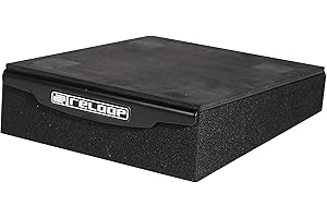 Reloop sMonitor Pad 5 PRO - almohadilla absorbente para todos los altavoces actuales de monitor de 5" hecha de tablas de espuma de polímero y placa metálica integrada