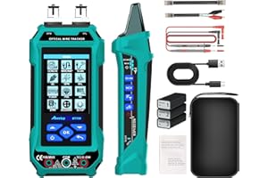 Abestop ET738 Netzwerk Kabeltester mit Digital Multimeter Mehrere Funktionen PoE Funktion Optische Kabel Meter Tracer Kabellängenmessung