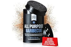 HOLY SMOKE BBQ All Purpose Barbecue Mieszanka do Grillowania BBQ Rub Pikantna i Uniwersalna Sucha Przyprawa do Grilla Przyprawy Kuchenne Mięso Kurczak Jagnięcina Stek Przyprawy Ryby i Warzywa 175g