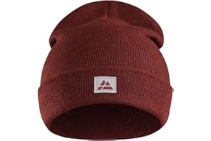 DANISH ENDURANCE Beanie Hat, Recycled Material, Soft Knit Cuffed Warm Winter Beanie, for Everyday or Outdoors, Unisex, Hat Men & Women