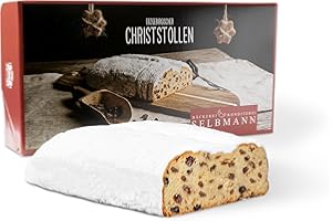 Handgemachter Erzgebirgischer Christstollen 1500g | Bäckerei Konditorei Selbmann