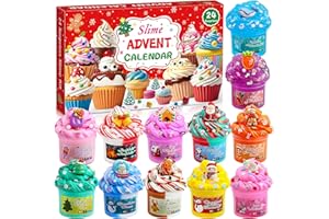 BIDER slime advent calendar 2025 kids, girls boys advent calendar 2025, 24 days count down advent calendars Christmas gifts for kids girls boys