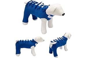 BENDANA Body Post-opératoire pour Chiens et Chats protégeant blessures et Bandages, il garantit hygiène, propreté et liberté de mouvements. Modèle 021 - Abdomen, Thorax et Membres Postérieurs (XXL)