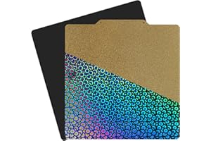 AJOYIB Piastra di costruzione per stampante 3D PEI adesivo e PEY colorato Letto di stampa Compatibile con Ender 3 serie Ender 5 pro