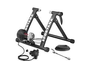 SPORTANA® Rodillo Bicicleta Plegable 26' y 28' Magnético 6 Niveles máx 150Kg Entrenamiento Ciclismo Interior