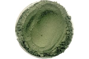 DIPON.DE HIGH PERFORMANCE LIQUIDS & PIGMENTS Pigment à effet DEEP Leaf Green Pearl - Poudre de couleur métallique nacrée - Pigment pour résine époxy - Pour peinture de voiture - Film aérosol pour nail art aquarelle cosmétique