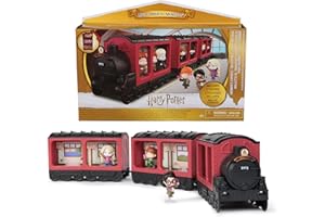 Wizarding World Harry Potter – Hogwarts Express Momenti Magici S5-3 Bambole Figure articolate con 3 carri, personaggio Harry Potter – Giocare ed esporre – Giocattolo per bambini 6 anni e +