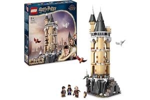 LEGO Harry Potter Guferia del Castello di Hogwarts, Gioco per Bambini e Bambine da 8 Anni in su con 3 Minifigure e 5 Gufi Giocattolo, Idea Regalo dal Wizarding World, Set Modulare 76430