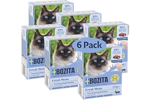 Bozita Häppchen in Soße mit Rentier Multibox 6x370g im Tetra, 370g (6er Pack)