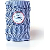 BricoLoco.com Clothes line for hanging clothes outdoors or indoors. Pulley clothesline, camping, camping, gardening. Braided