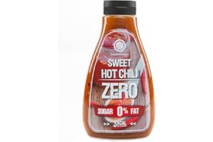 RABEKO PRODUCTS Rabeko Zero Sauce - pimentée douce, 1 x 425 ml sans sucre et peu de matières grasses - produits sains, faible en glucides et en calories pour salades, frites, burgers - sans gluten ni lactose