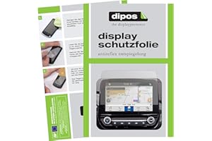 dipos I 2X Pellicola Protettiva antiriflesso Compatibile con Ford EcoSport Display (ab 2017) Pellicola di Protezione