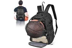 kieyeeno Basketball-Rucksack, Sporttasche für Fußball Basketball mit Schuhfach