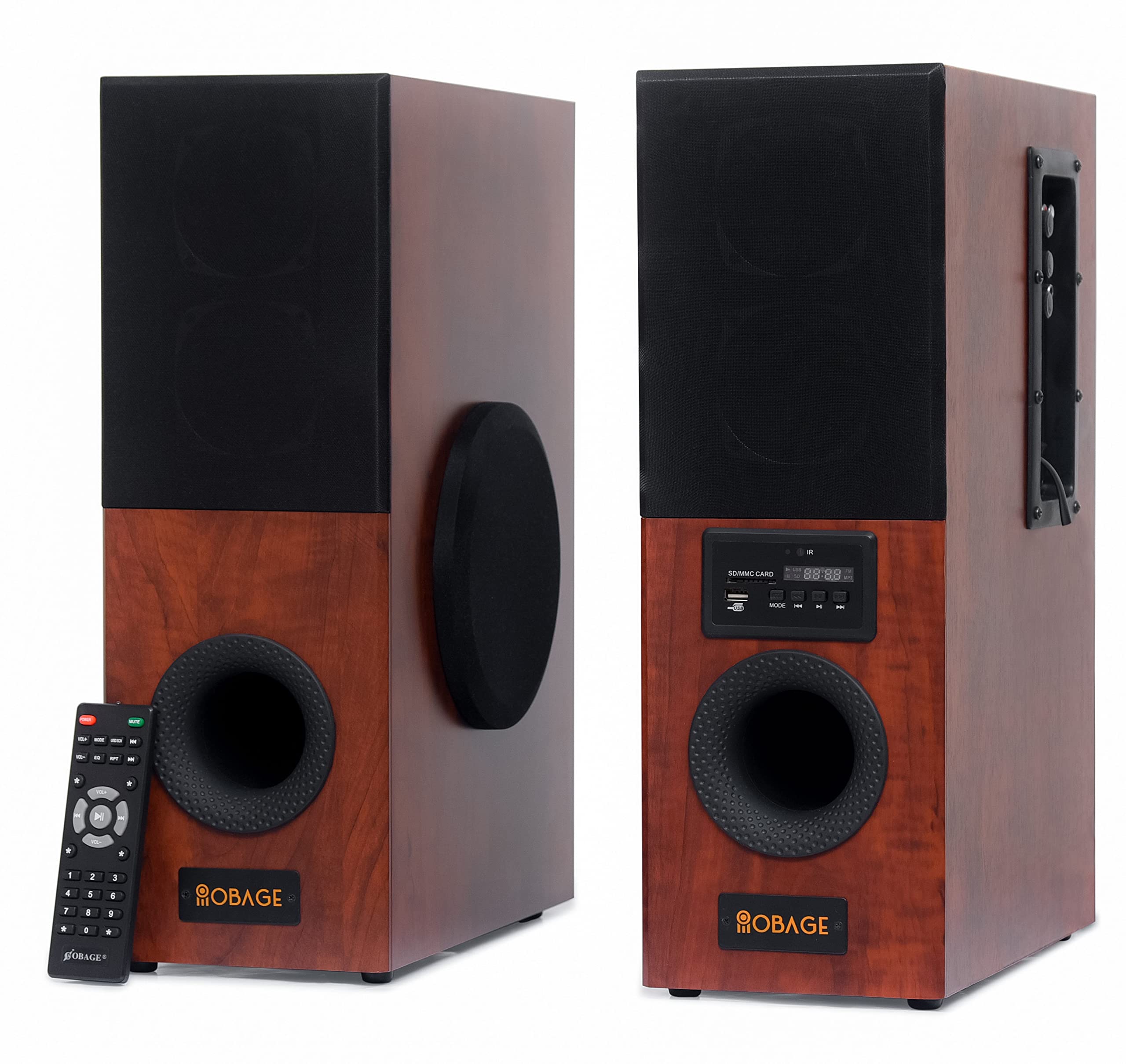 OBAGE DT-31 100 Watts Dual Tower Home Theatre System with Optical in, Bluetooth 5.0,USB,FM,AUX