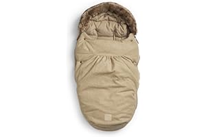Elodie Details Universelle Wollfußsack für Kinderwagen - Pure Khaki