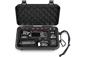 Lekufee vattentätt hårt fodral för DJI Osmo Pocket 4,Osmo Pocket 3/Creator Combo/Power Expansion Combo/Vloggkamera och tillbehör (endast fodral och väska)