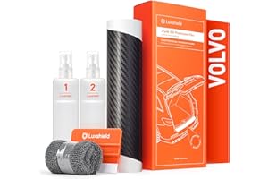 ‎LUXSHIELD Luxshield Ladekantenschutz Folie für Volvo V60 2 (II) 225/227 I 2018-2025 - Stoßstangenschutz, Kratzschutz, Lackschutzfolie - Carbon Schwarz
