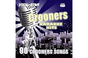 Vocal-Star Karaoke Crooners / Swing Hits CDG CD+G Disc Set - 90 canciones en 4 discos, incluidas las mejores pistas de karaoke de (Matt Monro, Dean Martin, Frank Sinatra y mucho más)