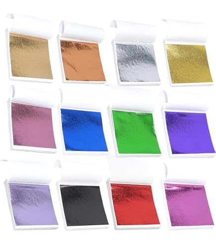 BetterJonny Imitation Blattgold – 400 Blätter In 4 Farben