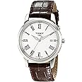 Tissot Men's T0334101601300 T-Classic Dream White Dial Brown