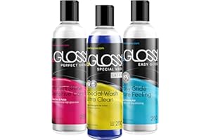 BEGLOSS Látex cuidado Set – perfecto shine-latex polaco – fácil glide-latex – Ayuda Lavado especial latex-special detergente