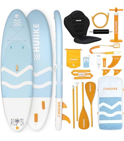 Planche De SUP Gonflable BRUNELLI 10.8 Premium – Pagaie Incluse – Idéale Pour Sports Nautiques