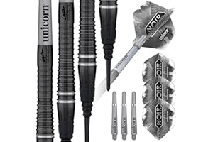 Unicorn Gary Lo Scozzese Volante Anderson Noir Fase 6 - Set di Freccette Unisex Adulto