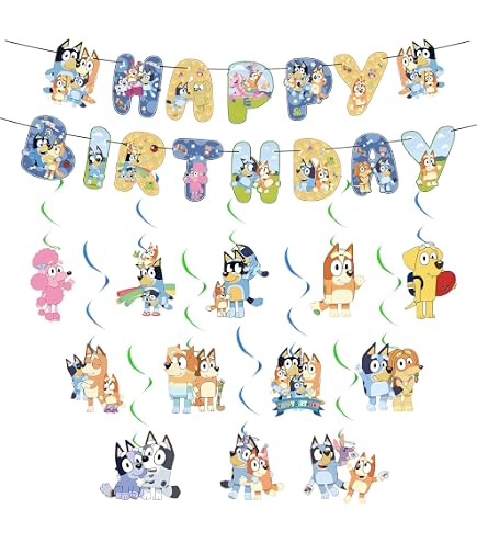 Ghirlanda Compleanno Postino Pat – Banner Lungo 2 Metri Con Scritta 'Happy Birthday' - 3