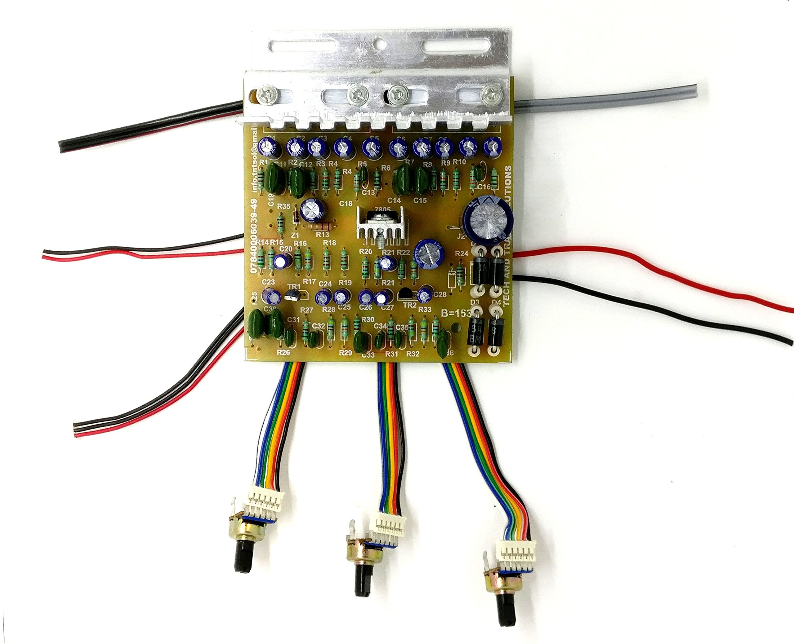 Tech And Trade 100W DIY Stereo Audio Amplifier Circuit Kit Board Bass Treble 4440 IC