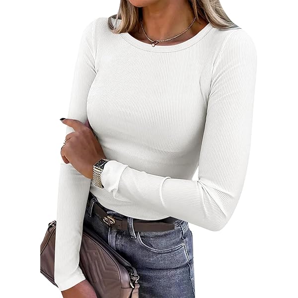 Kissfix Women's Long Sleeve Henley Top - Ribbed Knit Blouse For Business Casual & Fall Outfits (Brown, X-Large) - View #6