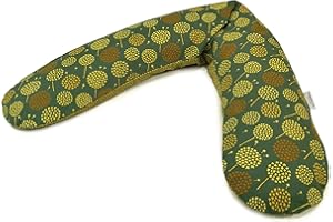 Theraline Rivestimento di ricambio per cuscino originale per gravidanza e allattamento | 100% cotone | leone verde scuro