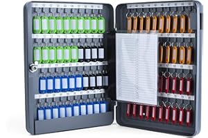 Pavo 8027057 Armario llavero (para 80 llaves) gris oscuro