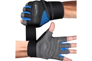 COFIT Gants de Fitness avec Bracelet de Soutien, Respirants et Antidérapants Gants d'haltérophilie pour Homme et Femme Idéal pour l'haltérophilie, Le Fitness, l'exercice