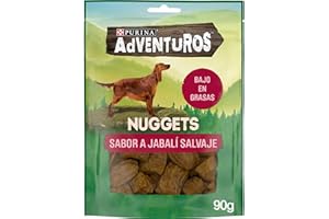Purina Adventuros Nuggets Snacks, premios, chuches para perros, 6 bolsas de 90g