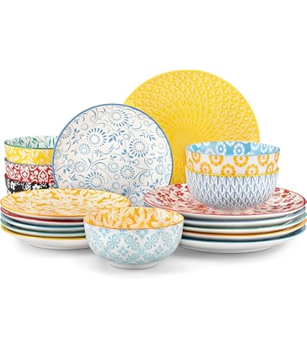 CreaTable, 16623, Fleur Royal Serie, 12 Delige Serviesset Tafelservies Van Porselein Vaatwasser En Magnetronbestendig Kwaliteitsproductie 752941361