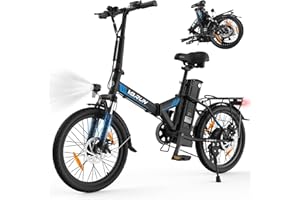 VARUN Vélo Électrique Pliable, 20" Velo Eletrique avec 3 Modes de Conduite, Pédalage Assisté, 7 Vitesses, Ville E-Bike Homme Femme avec Batterie Amovible 48V, 250W 55NM Moteur, Conformité EU