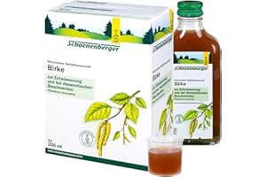 ‎SCHOENENBERGER Schoenenberger - Birke naturreiner Heilpflanzensaft - 3x 200 ml (600 ml) Glasflaschen - unterstützende Behandlung bei rheumatischer Beschwerden - Durchspülungstherapie bei Harnweges-Infekten