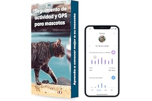Invoxia Pet Tracker - Rastreador de GPS para gatos y perros con seguimiento de actividad, incluido ABO - Batería de larga duración - Ligero y pequeño