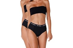 Lovable Slip Alto da Ciclo Mestruale Flusso Abbondante Period Panties Bi-Pack Donna x2