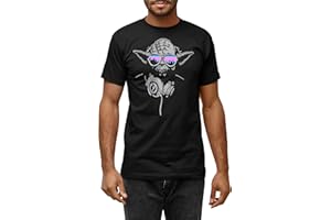 PLATFORM9CO Star Wars Yoda DJ T-Shirt Adults Unisex Top