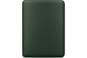 Comfyable Wąski pokrowiec na laptopa o przekątnej 16 cali, kompatybilny z MacBook Pro 16" M2 Pro/Max 2023 i M1 2021 A2485, ochronna obudowa ze sztucznej skóry 16" Mac, zielona sekwoja