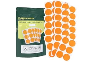 Green Haven Mosquito Repellent Patches 120pk – Natural Insect Repellent | Repels All Types of Mosquito Midge & Insects | DEET Free Mosquito Repellent Patches Stickers for Kids and Adults