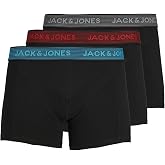 JACK &amp; JONES Jacnew WB Trunks 3 Pack Bxer Men (Pack of 3)