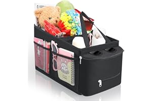 Romon Auto Organizer, Auto Zubehör Innenraum Universeller Rückbank Autositz Car Organizers Kinder Aufbewahrungsbox für den Rücksitz & Beifahrersitz für Spielzeug, Bücher, Snacks, andere Utensilien