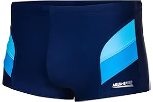 Aqua Speed Badehose für Herren | Wettkampf Schwimmhose kurz eng Jungen | Training Swimwear Men I UV Badebekleidung Junge | Kastenbadehose Männer I Boys Swimming Trunks I Badepants Sport I Training