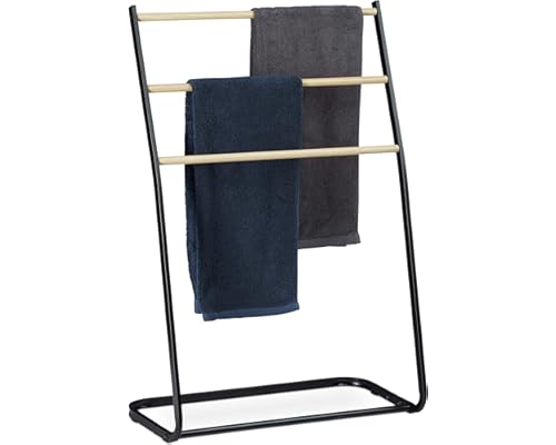 MSV 140384 - Toallero de pie (Metal, 30 x 18,5 x 104 cm ...