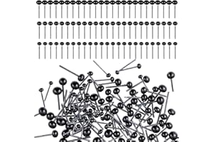 FDCLIXUVOL Glass Eyes for Crafts, 150PCS Safety Eyes 2/3/4mm Black Beans Needle Type Glass Eye Doll Eyeballs Small Ball Craft Eye for DIY Bear Plush Animal Puppet Needle Felting Dolls Sewing Crafts