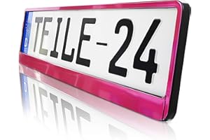 ‎TEILE-24.EU MALINOWSKI 2 x Kennzeichenhalter | PINK | HP | 520 x 110 | DHL Schnellversand