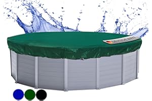 QUICK STAR Bâche Hiver pour Piscine Ronde 488-500 cm 180g/m²